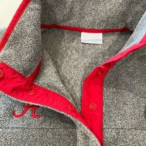Columbia Fleece Alabama Snap Pullover Sz M